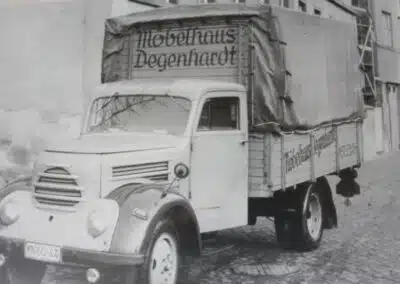 Früherer Transporter von Möbel Degenhardt