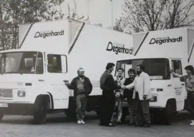 Transporter und Team von Möbel Degenhardt